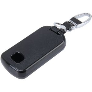 Car Auto PU Leather Intelligence Luminous Effect Key Ring Protection Cover for CRV Crosstour(Black)