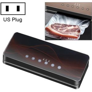 Automatische Vacuüm Sealer Household Food Preservation Packaging Machine  Plug Specification:US Plug (Black Red)