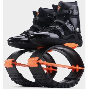 Springschoenen Bounce Schoenen Indoor Sport Rebound Schoenen  Maat: 36/38 (Oranje Zwart)