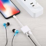 8 Pin Female + 3.5mm Audio Female to 8 Pin Male Charging & Listening Converter Adapter  For iPhone XR / iPhone XS MAX / iPhone X & XS / iPhone 8 & 8 Plus / iPhone 7 & 7 Plus / iPhone 6 & 6s & 6 Plus & 6s Plus / iPad  Support iOS 11.3 System