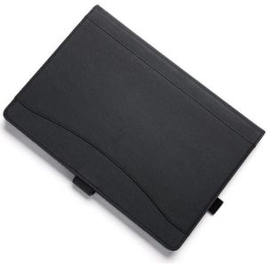 For Microsoft Surface Pro 7 / 7+ Twill Texture Magnetic Horizontal Flip PU Leather Case with Pen Slot & Holder (Black)