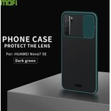 For Huawei nova 7 SE MOFI Xing Dun Series PC + TPU Anti-peep Waterproof And Anti-drop All-inclusive Protective Shell  Translucent Frosted(Green)