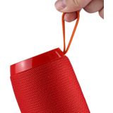 T&G TG106 Portable Wireless Bluetooth V4.2 Stereo Speaker with Handle  Built-in MIC  Support Hands-free Calls & TF Card & AUX IN & FM  Bluetooth Distance: 10m(Red)