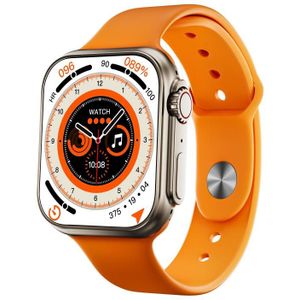 WS8 Pro 2 0 inch IPS Smart-horloge met volledig touchscreen  IP67 waterdichte ondersteuning Hartslag- en bloedzuurstofbewaking / sportmodi (goud + oranje)