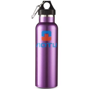 Aotu AT6646 Outdoor Travel Kettle Car Stainless Steel Thermos Bottle (Purple)
