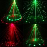 5W 12 in 1 Patterns Projecting Lamp  GODF-12RG water resistant Outdoor Lawn Yard Garden Decorative Laser Projector Lamp with Remote Controller (Green Light + Red Light)