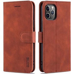 AZNS Skin Feel Calf Texture Horizontal Flip Leather Case with Card Slots & Holder & Wallet For iPhone 11 Pro(Brown)