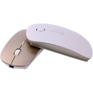 MC-008 Bluetooth 3.0 Battery Charging Wireless Mouse for Laptops and Android System Mobile Phone (White)