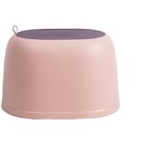 Creative Portable Bathroom Anti-slip Stool Children Plastic Stool(Pink)