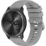 Voor Garmin VivoMove Style 20 mm Cross Textured Solid Color siliconen horlogeband