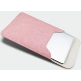 13.3 inch PU + Nylon Laptop Bag Case Sleeve Notebook Carry Bag  For MacBook  Samsung  Xiaomi  Lenovo  Sony  DELL  ASUS  HP(Pink)