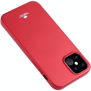For iPhone 12 Pro Max GOOSPERY JELLY TPU Shockproof and Scratch Protective Case(Red)