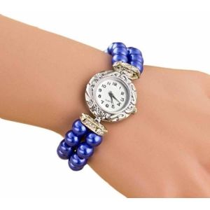 DENTON SIDPEGA Women Pearl Quartz Bracelet Watch(Blue)