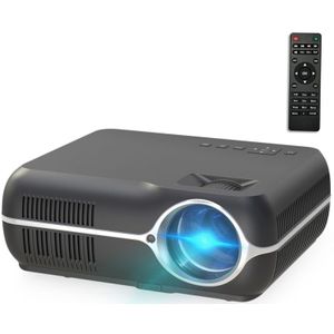 DH-A10 5.8 inch LCD Screen 4200 Lumens 1280 x 800P HD Smart Projector with Remote Control Android 6.0 OS  Support WiFi  Bluetooth HDMIx2  USBx2  VGA  AV IN/RCA  RJ45  LAN(Black)