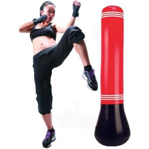 PVC Adult Children Inflatable Punching Bag Boxing Column Tumbler Punching Bag  Height: 1.5m