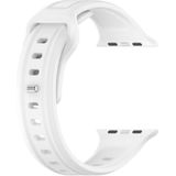 Voor Apple Watch Ultra 49 mm siliconen horlogeband met vierkante gesp