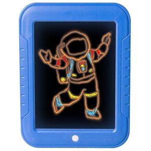 LED schrijfbord 3D magische tekening pad creatieve kinderen tekenen speelgoed (blauw)