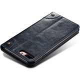 For iPhone 8 Plus / 7 Plus Baroque Simple Horizontal Flip Leather Case  with Holder & Card Slots & Wallet(Blue)