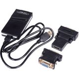 USB 2.0 to VGA  DVI  HDMI Adapter  Resolution: 1920*1080(Black)