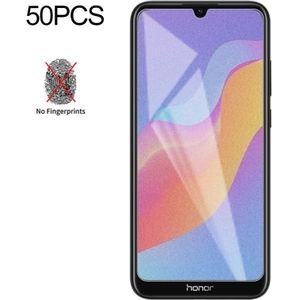 50 PCS Non-Full Matte Frosted Tempered Glass Film for Huawei Honor Play 8A  No Retail Package