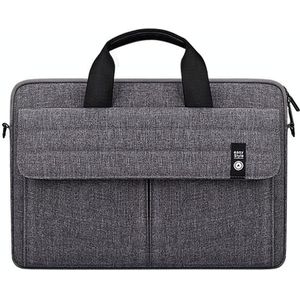 ST08 Handheld Briefcase Carrying Storage Bag without Shoulder Strap for 15.4 inch Laptop(Grey)