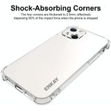 Hat-Prince ENKAY Clear TPU Shockproof Soft Case Drop Protection Cover + Full Coverage Tempered Glass Protector Film For iPhone 13
