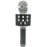 WS-858 Metal High Sound Quality Handheld KTV Karaoke Recording Bluetooth Wireless Microphone  for Notebook  PC  Speaker  Headphone  iPad  iPhone  Galaxy  Huawei  Xiaomi  LG  HTC and Other Smart Phones(Black)