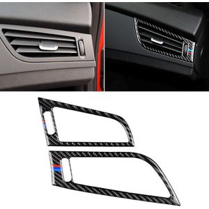 Car Carbon Fiber Side Air Outlet Panel Three Color Decorative Sticker for BMW Z4 2009-2015 Suitable For Left Driving
