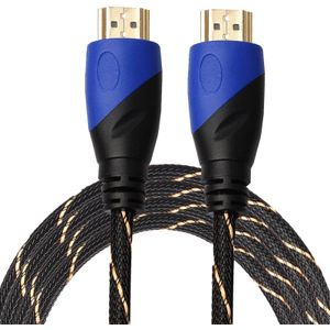 3m HDMI 1.4 Version 1080P Woven Net Line Blue Black Head HDMI Male to HDMI Male Audio Video Connector Adapter Cable