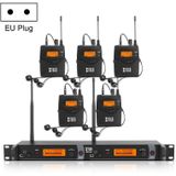 IEM1200 draadloze zender 5 Bodypack Stage Singer In-ear monitorsysteem (EU-stekker)