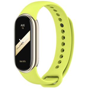 Voor Xiaomi Mi Band 8 Mijobs siliconen horlogeband in effen kleur