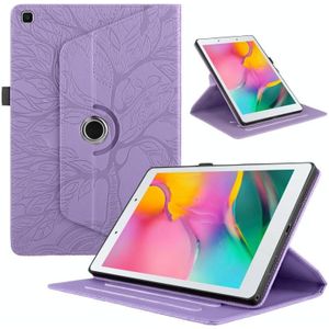 Voor Samsung Galaxy Tab A 8.0 2019 / T290 Tree Life reliëf rotatie lederen tablethoes