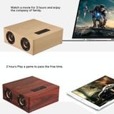 Q5 Wooden Bluetooth Speaker  Support TF Card & 3.5mm AUX(Yellow Wood)