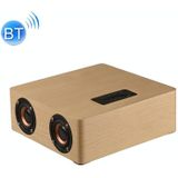 Q5 Wooden Bluetooth Speaker  Support TF Card & 3.5mm AUX(Yellow Wood)