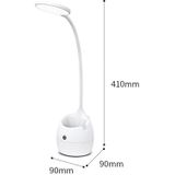 Rechargeable 1200mAh Student Writing Reading Learning Desk Lamp with Pen Holder
