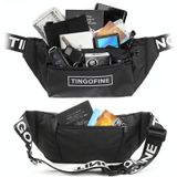YIPINU YQM-AAA Outdoor Running Sport Waterproof Mobile Phone Crossby Waist Bag(Black)