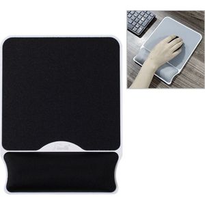 MONTIAN MF-03 Square Slow Rebound Memory Cotton Bracer Hard Bottom Mouse Pad(Black)