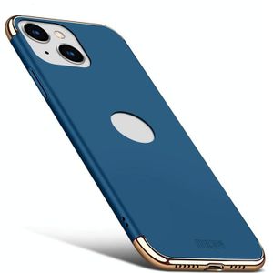 Voor iPhone 14 Plus MOFI Yatun Series 3 in 1 Stitching PC Phone Case (Blauw)
