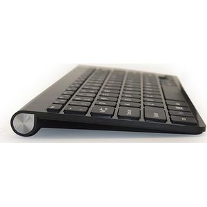 KM-909 2.4GHz Wireless Multimedia Keyboard + Wireless Optical Pen Mouse with USB Receiver Set for Computer PC Laptop  Random Pen Mouse Color Delivery(Black)