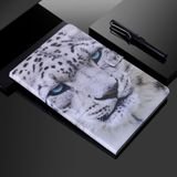 Painted Pattern Horizontal Flip Leather Case with Holder & Card Slots & Wallet & Sleep / Wake-up Function For iPad Air 2020 10.9 /iPad Pro 11 2020 / 2018(White Leopard)