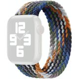 Metal Head Braided Nylon Replacement Watchbands  Size: XS 135mm For Apple Watch Series 6 & SE & 5 & 4 44mm / 3 & 2 & 1 42mm(Cowboy Colorful)