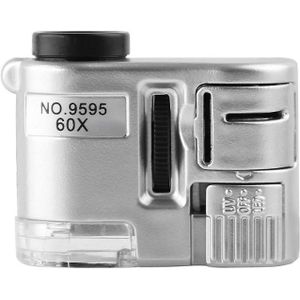 9595 60x LED-licht UV-licht Mini Microscoop