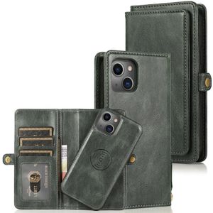 Sterke magnetische afneembare horizontale flip lederen tas met kaartslots & portefeuille voor iPhone 13 mini