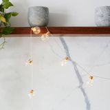 4m 10 LEDs G45 Copper Wire Bulb String Holiday Decoration Light