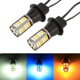 1156/BA15S DC12V 3.7W 81 SMD-3030-LEDs Three Color Car DRL&Turn Light  Length: 2m