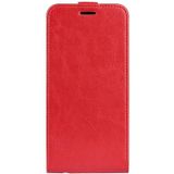 Voor Motorola Moto S30 Pro R64 Textuur Enkele Verticale Flip Lederen Telefoon Case (Rood)