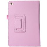 Litchi Texture Horizontal Flip PU Leather Protective Case with Holder for iPad Mini 2019 (Pink)