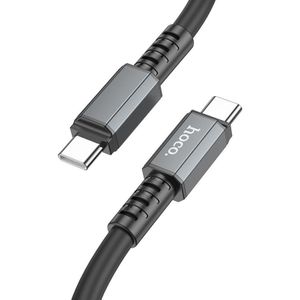 hoco X85 60W USB-C / Type-C naar USB-C / Type-C sterkte oplaadgegevenskabel (Lengte): 1m