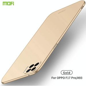 For OPPO F17 Pro / A93 MOFI Frosted PC Ultra-thin Hard Case(Gold)