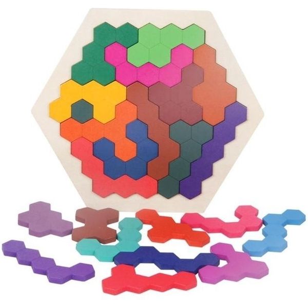 Houten tangram puzzel - speelgoed online kopen | De laagste prijs! |  beslist.nl